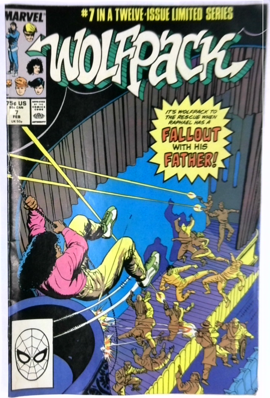 Wolfpack #7 1989 VF- 7.5 | Odin's Place