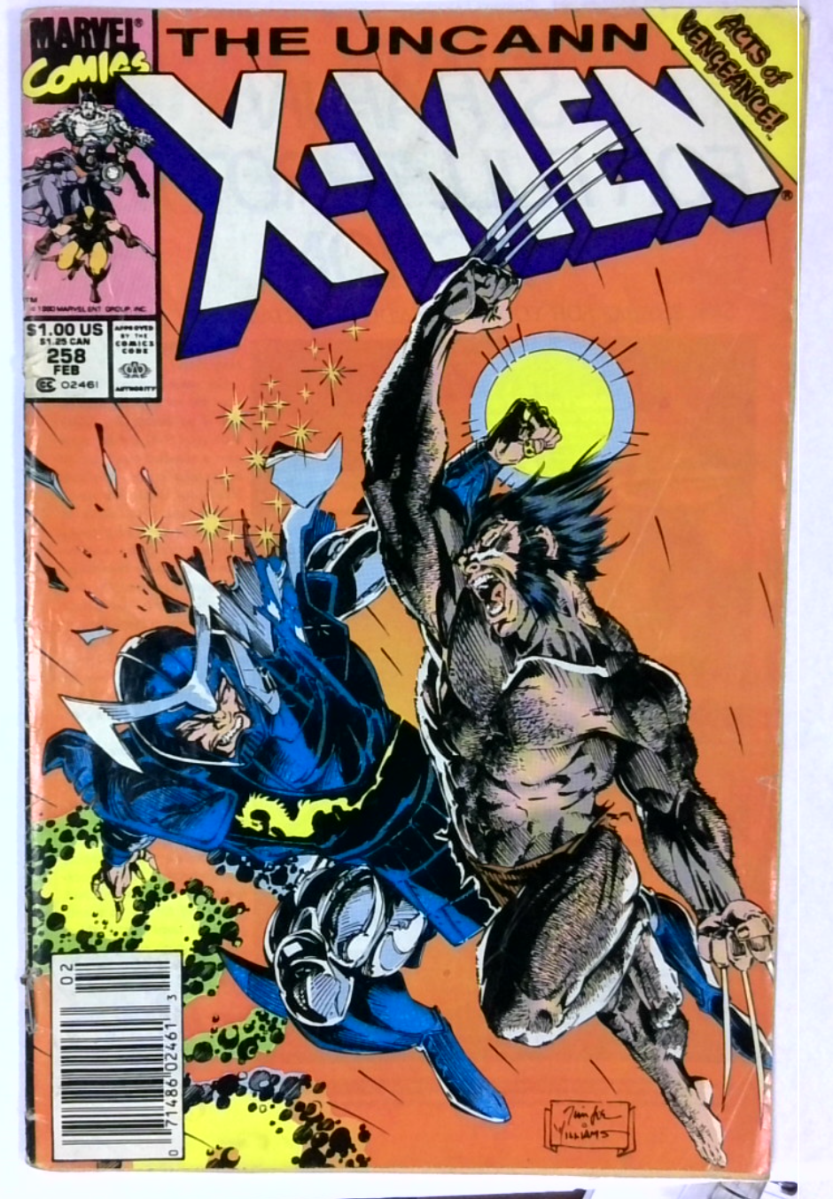 Uncanny X-Men #258 1990 VG/F 5.0 | Odin's Place