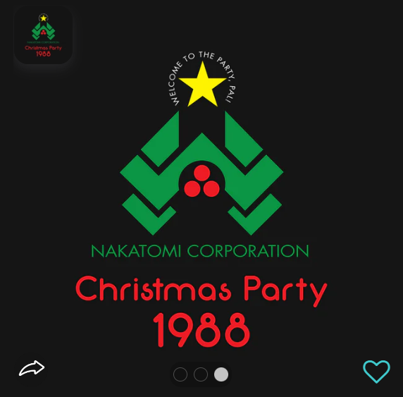 T-Shirt: Nakatomi Corporation Christmas Party 1988 | Odin's Place