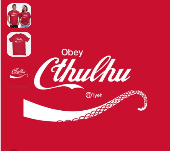 T-Shirt: Obey Cthulhu | Odin's Place