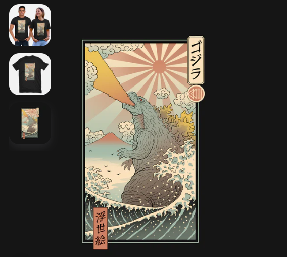 T-Shirt: King Kaiju | Odin's Place