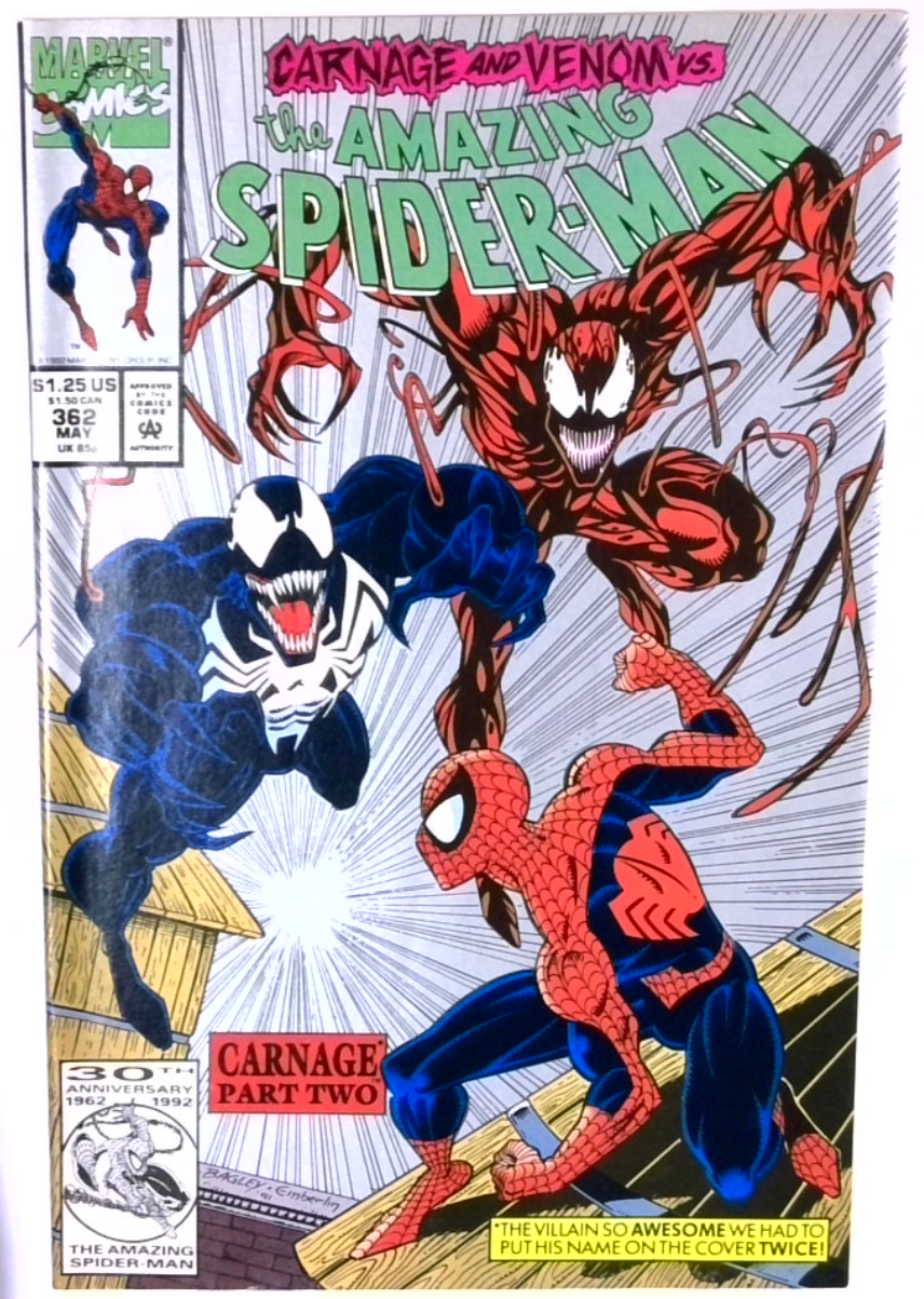 Amazing Spider-Man #362 Second Print 1992 NM 9.8 | Odin's Place
