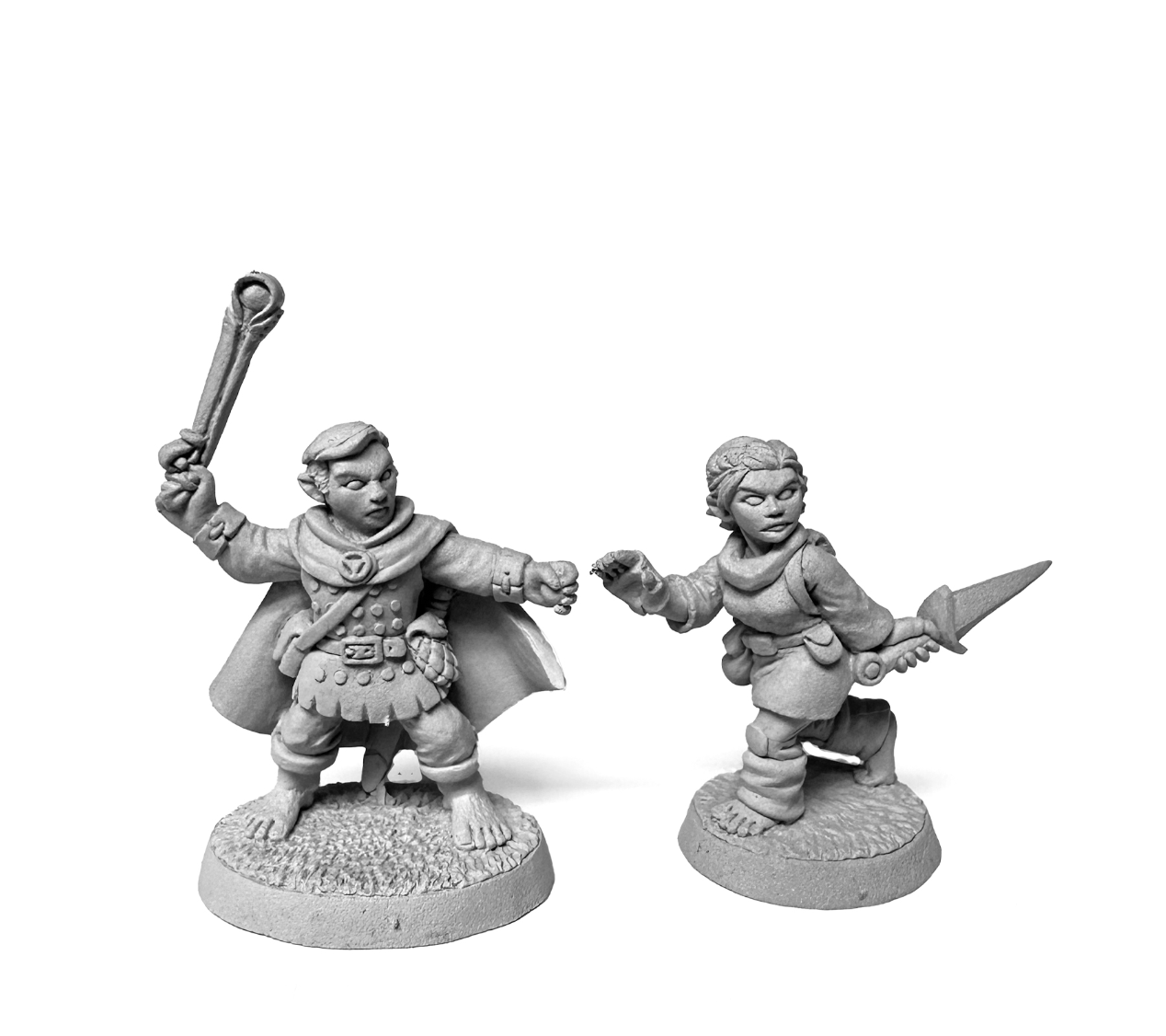 Dungeon Dwellers Bones: Halfling Ranger and Rogue | Odin's Place