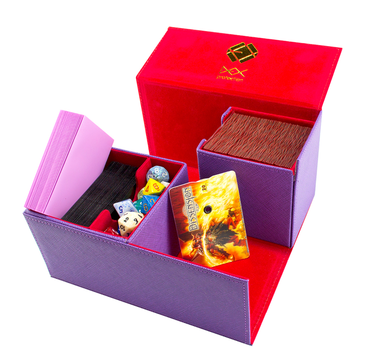 DEX Creation Line Large Deck Box Purple | Odin's Place
