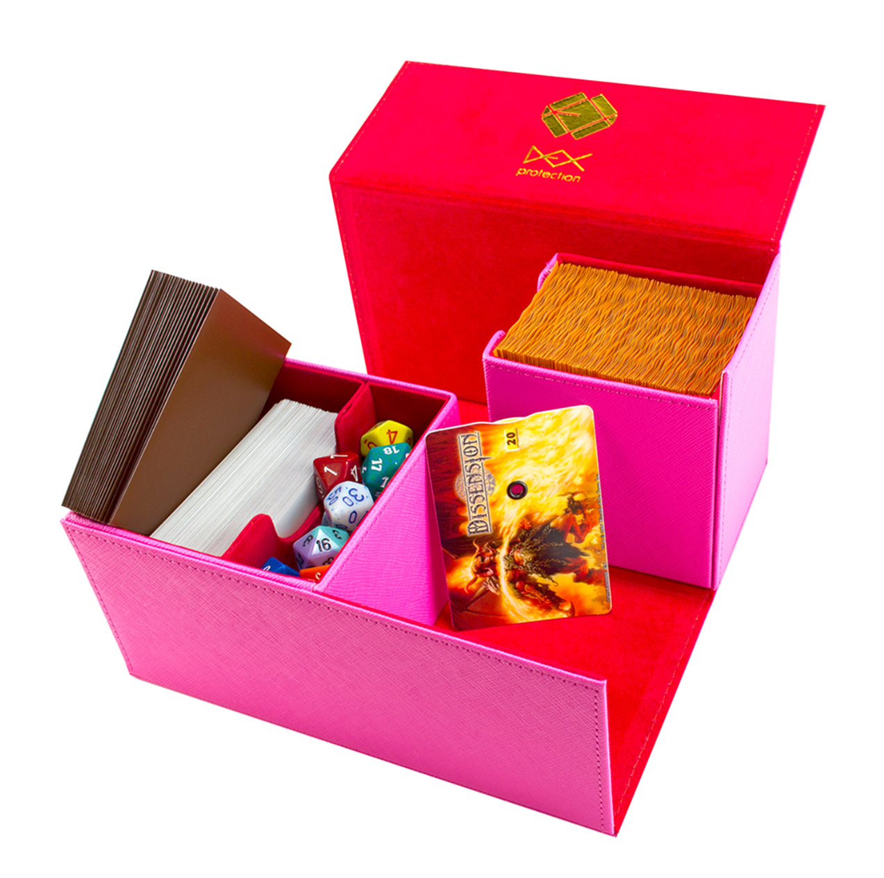 DEX Creation Line Large Deck Box Pink | Odin's Place