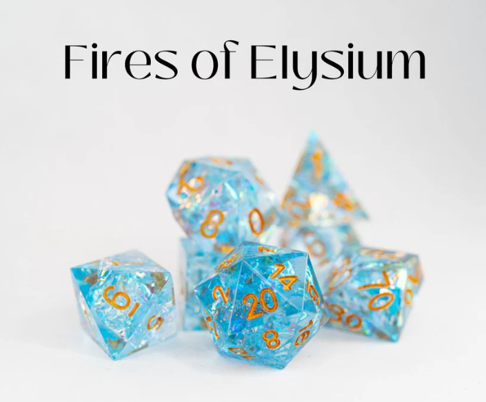 NTSD Sharp-Edged Dice in Test Tube, Assorted Styles | Odin's Place