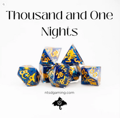 NTSD Sharp-Edged Dice in Test Tube, Assorted Styles | Odin's Place