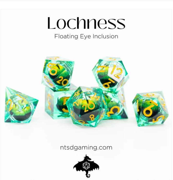 NTSD Sharp-Edged Dice in Test Tube, Assorted Styles | Odin's Place