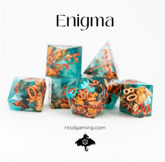 NTSD Sharp-Edged Dice in Test Tube, Assorted Styles | Odin's Place