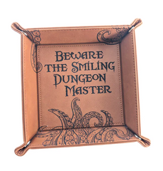 NTSD Gaming Square Leatherette Dice Tray, Assorted Styles | Odin's Place