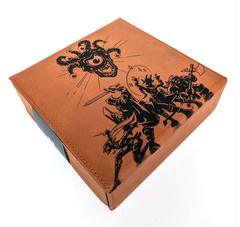 NTSD Gaming Vegan Leather Dice Box, Assorted Styles | Odin's Place