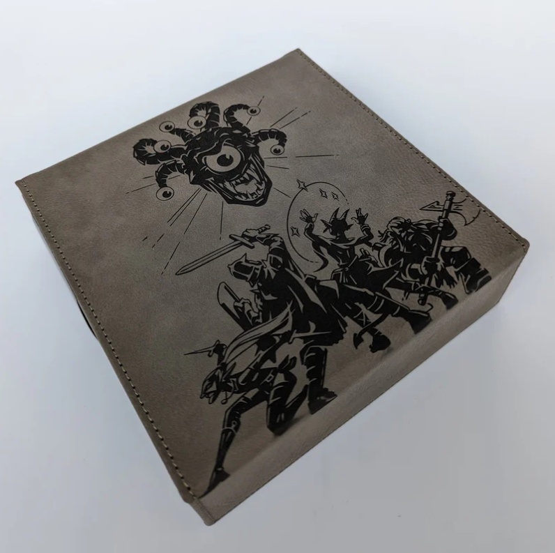 NTSD Gaming Vegan Leather Dice Box, Assorted Styles | Odin's Place