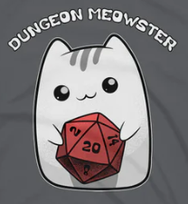 T-Shirt: A Dungeon Meowster | Odin's Place
