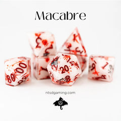 NTSD Sharp-Edged Dice in Test Tube, Assorted Styles | Odin's Place