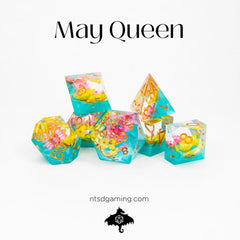 NTSD Sharp-Edged Dice in Test Tube, Assorted Styles | Odin's Place