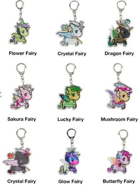 Tokidoki Fairy Unicorno Acrylic Keychain Blind Box | Odin's Place