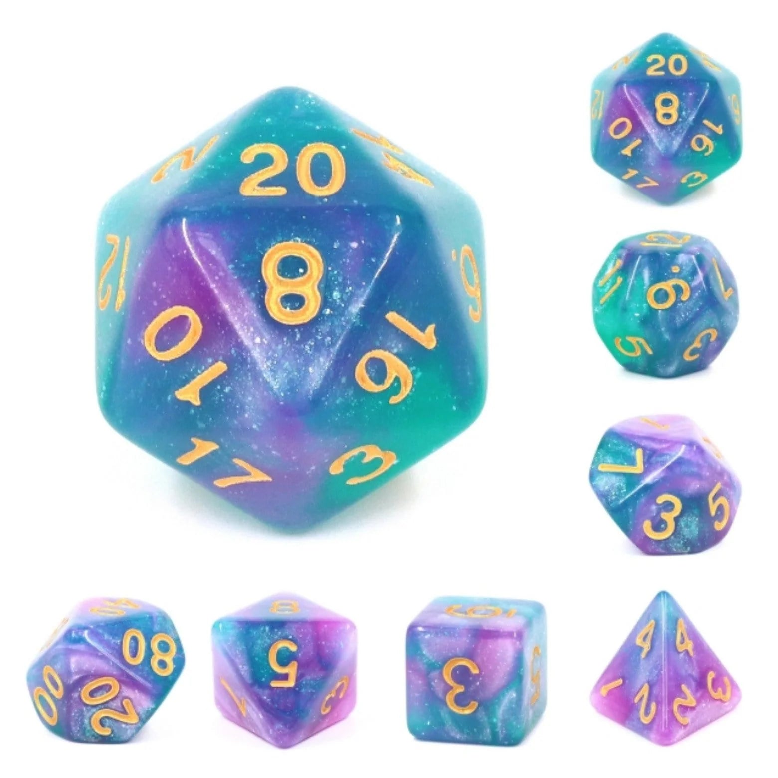 Foam Brain Byzantium Poly 7 Dice Set | Odin's Place