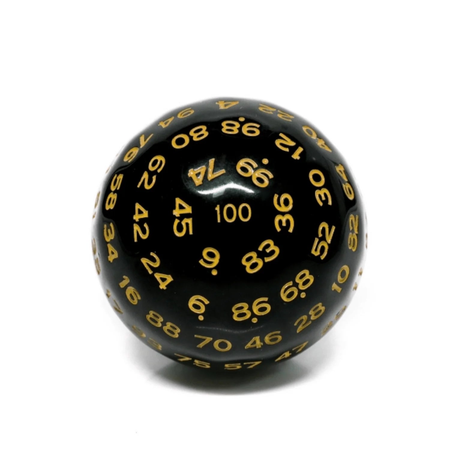 Foam Brain Dragon Head D100 - Black with Yellow | Odin's Place