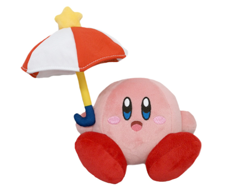 Kirby 6 Inch Plush with Umbrella | Odin's Place