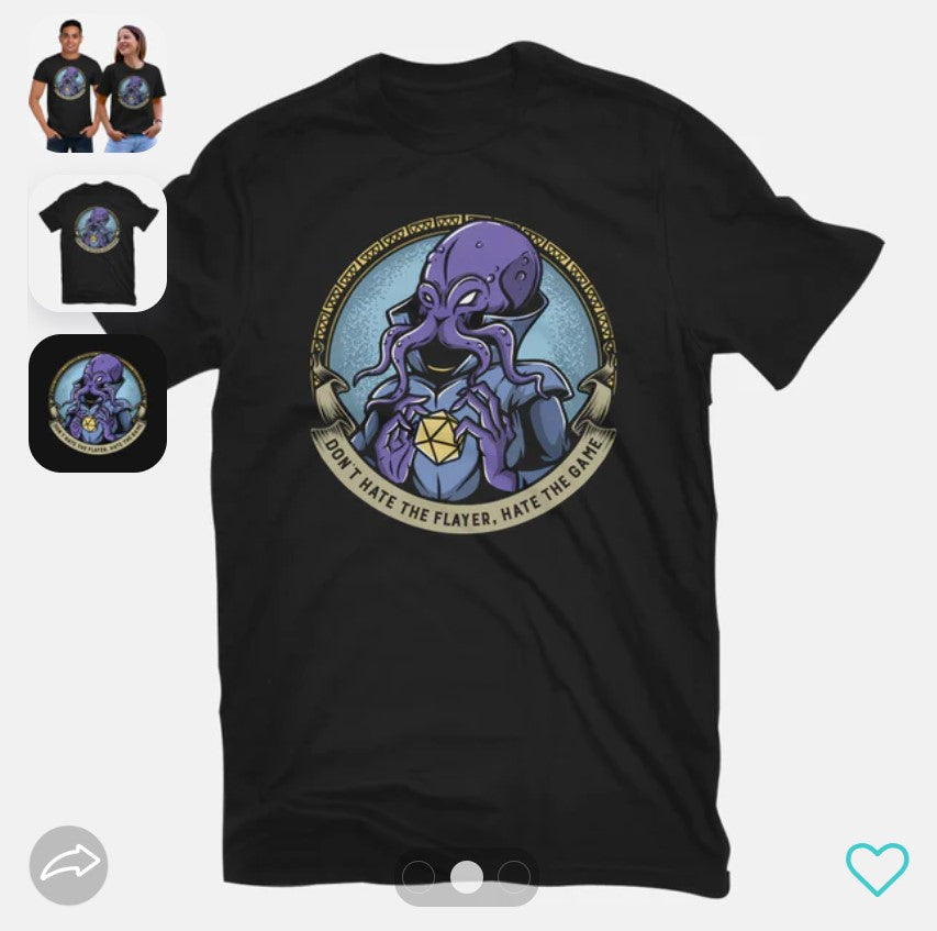 T-Shirt: Don't Hate the Flayer | Odin's Place