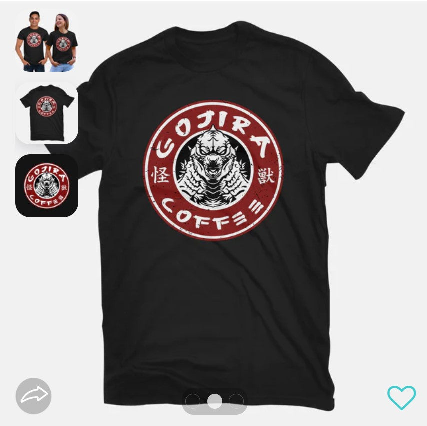 T-Shirt: Gojira Coffee | Odin's Place