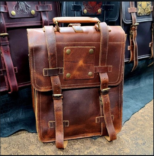 Grimbeard Leather Bag of the Abyss | Odin's Place