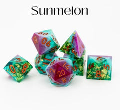 NTSD Sharp-Edged Dice in Test Tube, Assorted Styles | Odin's Place