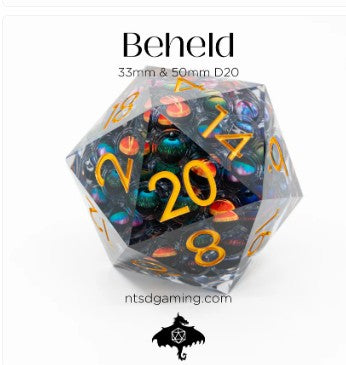 NTSD Gaming Oversize D20 Assorted Styles | Odin's Place