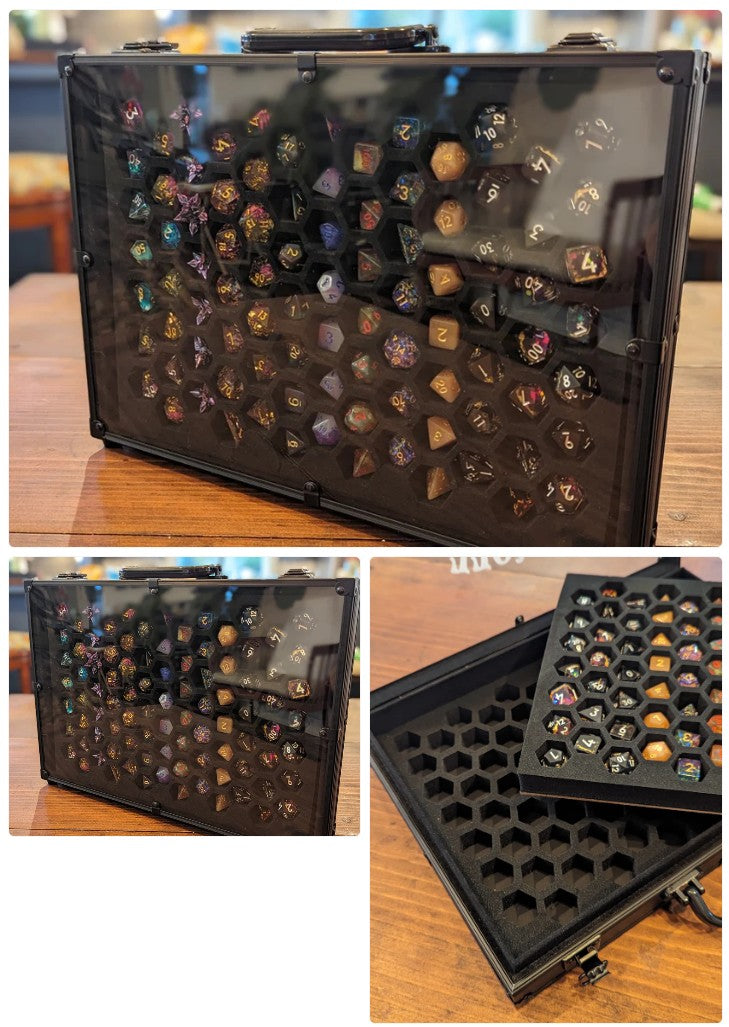 NTSD Gaming Glass Dice Case, Assorted Styles | Odin's Place