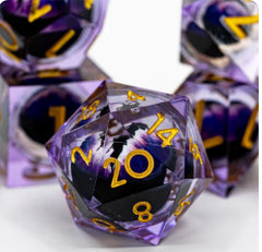 NTSD Sharp-Edged Dice in Test Tube, Assorted Styles | Odin's Place