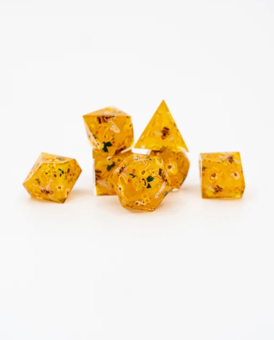 NTSD Sharp-Edged Dice in Test Tube, Assorted Styles | Odin's Place
