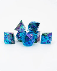 NTSD Sharp-Edged Dice in Test Tube, Assorted Styles | Odin's Place