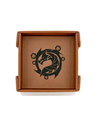Emberglow: Magnetic Vegan Leather Dice Trays, Assorted Styles | Odin's Place