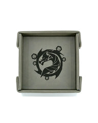 Emberglow: Magnetic Vegan Leather Dice Trays, Assorted Styles | Odin's Place