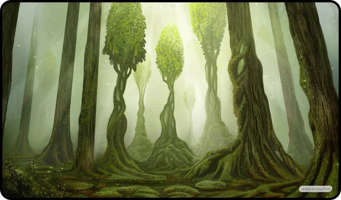 Gamer Mats Playmat: Magic Forest Stitched | Odin's Place