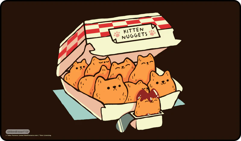 Gamermats Playmat: Kitten Nuggets by Tobe Fosneca | Odin's Place
