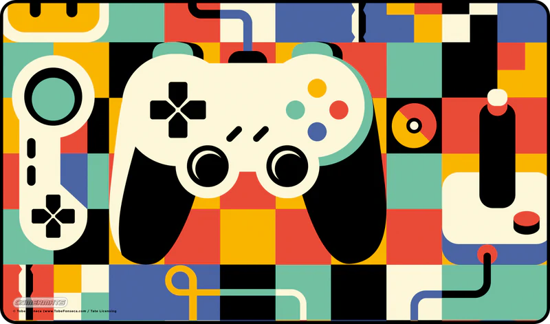Gamermats Playmat: Vintage Controller by Tobe Fosneca | Odin's Place