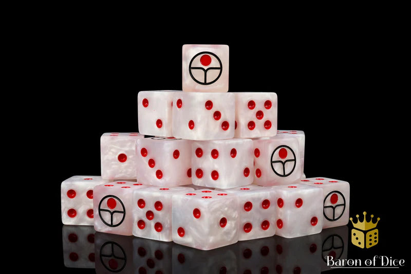 Barron of Dice: Universal Peace Dice - White | Odin's Place
