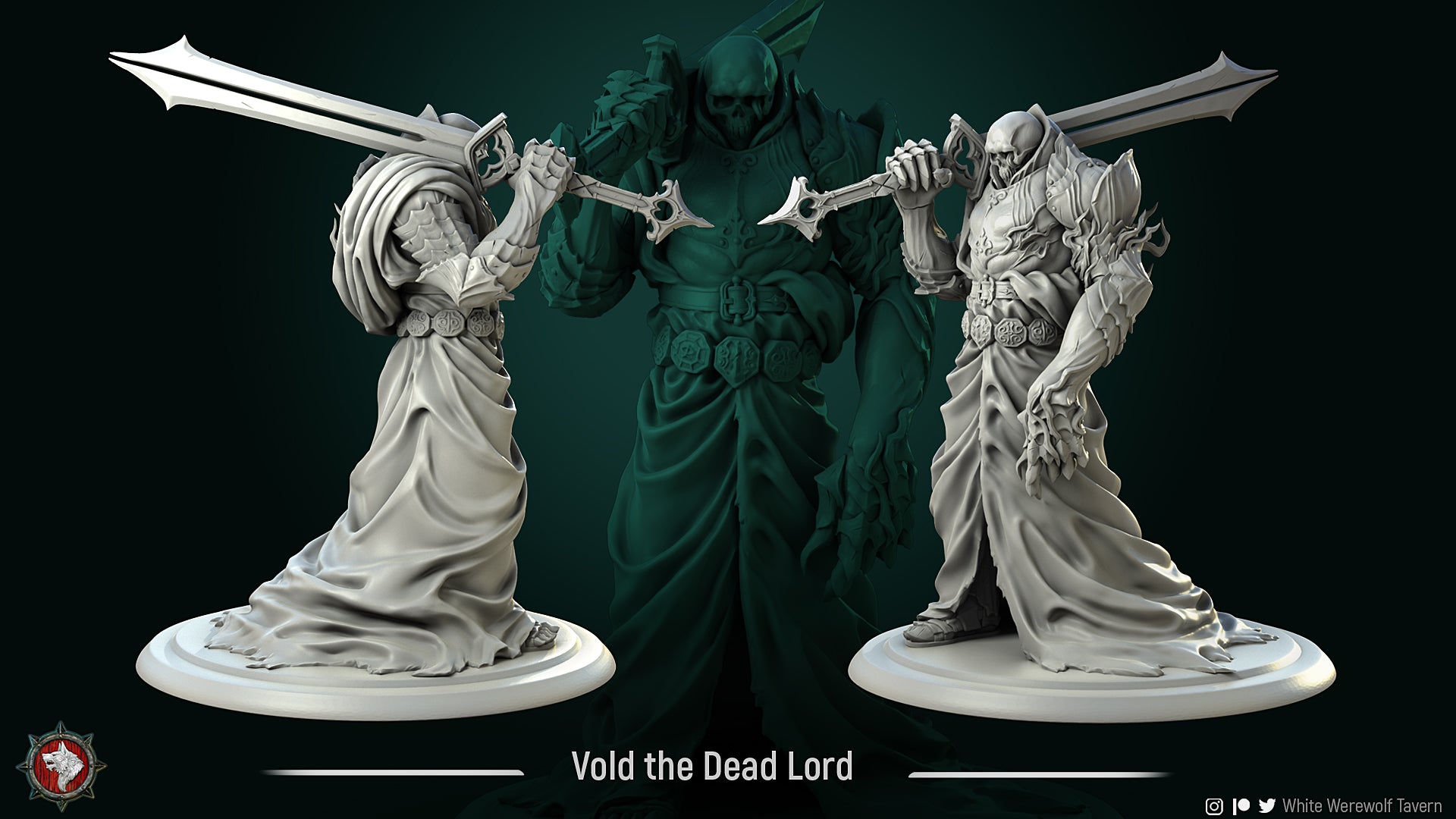 Dragon's Lair Printed Mini: Vold the Dead Lord | Odin's Place