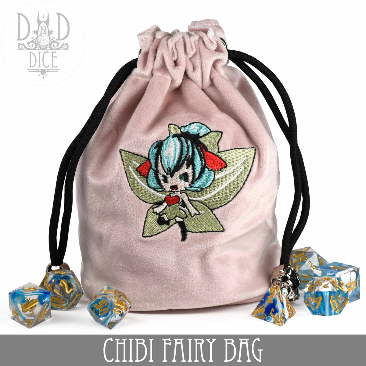 DND Dice Chibi Fairy Dice Bag | Odin's Place
