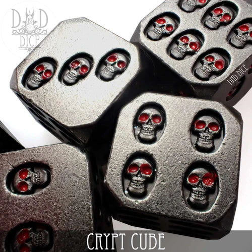 DND Dice Crypt Cubes 6D6 (Metal) | Odin's Place