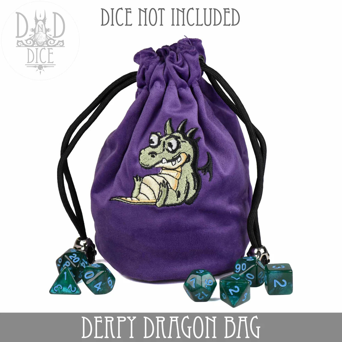 DND Dice Derpy Dragon Dice Bag | Odin's Place