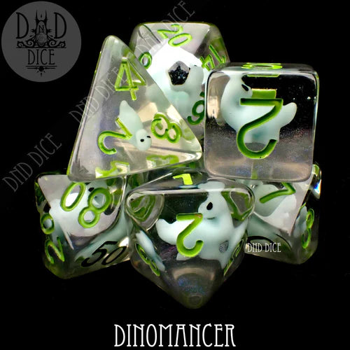 DND Dice Poly 7 Dice Set: Dinomancer | Odin's Place
