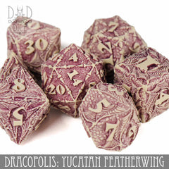 Q Workshop Poly 7 Dice Set: Dracopolis Featherwing | Odin's Place
