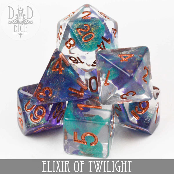 DND Dice Poly 7 Set: Elixir of Twilight | Odin's Place