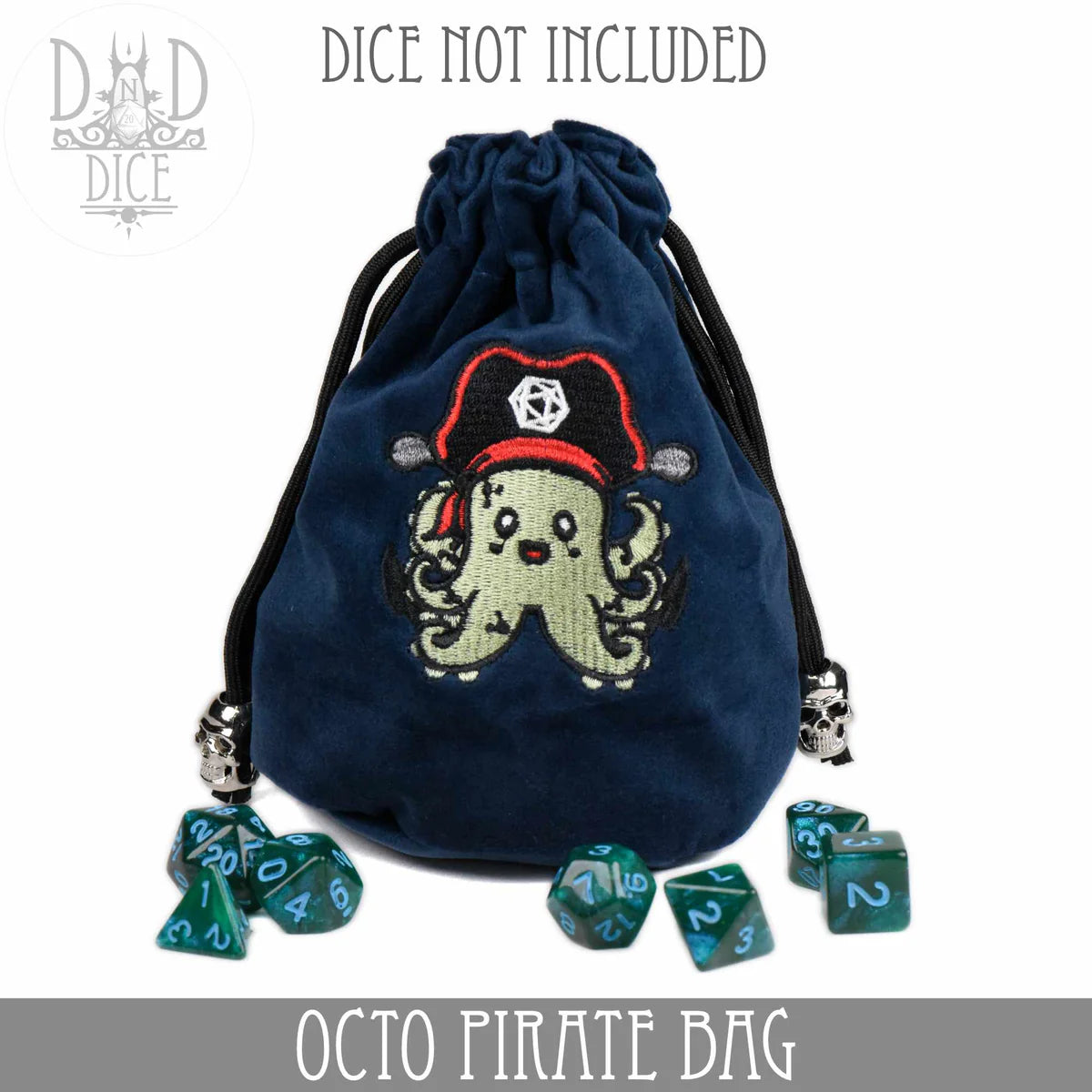 DND Dice Octo Pirate Dice Bag | Odin's Place