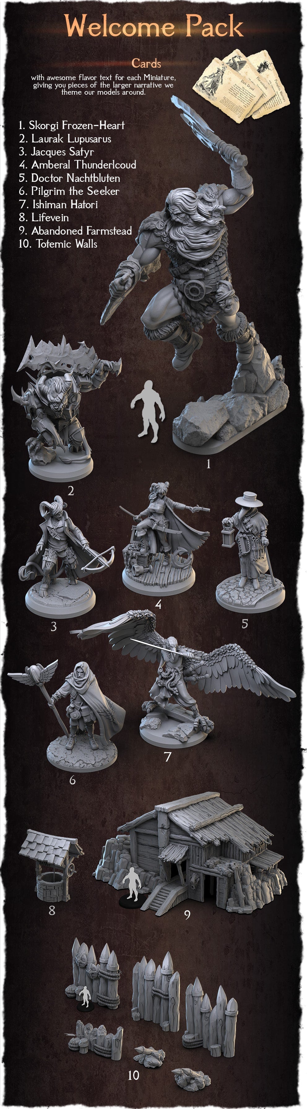 Dragon's Lair Printed Mini: Survivors of Serath Set | Odin's Place