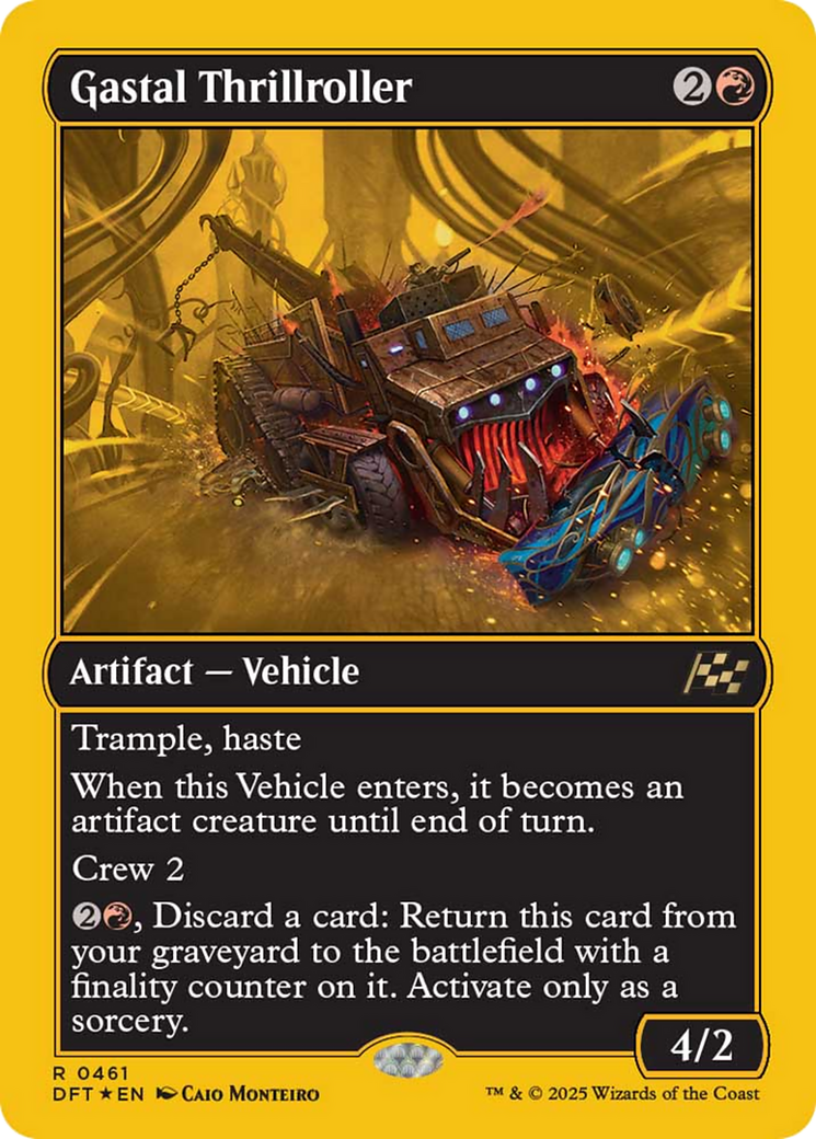 Gastal Thrillroller (First-Place Foil) [Aetherdrift] | Odin's Place