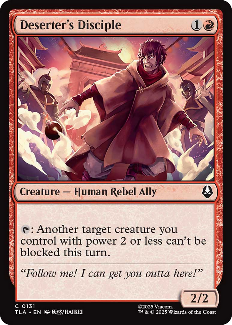 Deserter's Disciple [Avatar: The Last Airbender] | Odin's Place