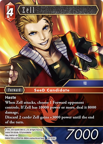 Zell [Resurgence of Power] | Odin's Place